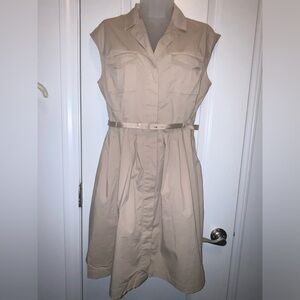 Liz Claiborne Cotton Blend Utility Dress